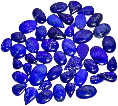 Natural Loose Gemstone 5 Piece Cabochons Lot Jewelry Making Loose Gemstone by Crysmona