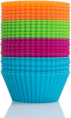 Webake Silicone Cupcake Baking Cups Muffin Liners Reusable Silicon Muffin Tin by Webake