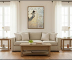 VXGMYPGZ Framed Footprints in the Sand Canvas Wall Art, Inspirational Christian - Image 9