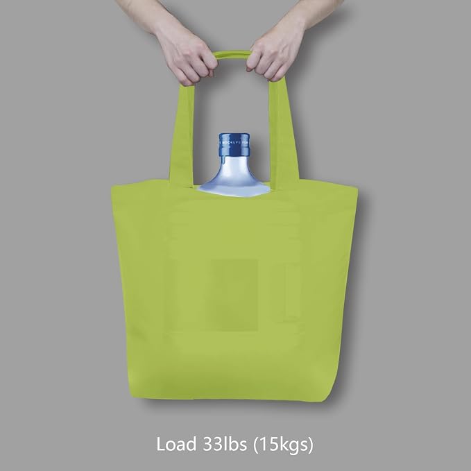 TOPDesign 1-Pack Super Strong Large 12oz Cotton Canvas Tote Bag, Reusable - Image 6