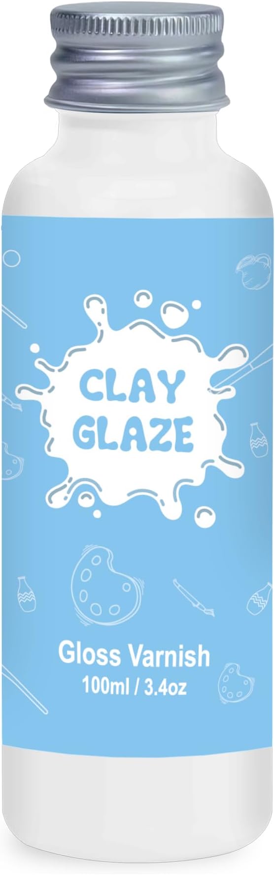 100ml Air Dry Clay Glaze, Air Dry Clay Varnish Can Not Only Used to Prevent by EIGTWEN