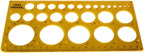 Utoolmart Geometric Drawing Template Measuring Ruler 20cm - Image 3