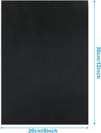 6 Pcs, 8 x 12 Inch Black Felt Sheets, 2mm Thick | Felt Fabric - Image 3