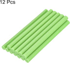 uxcell Mini Hot Glue Sticks for Glue Gun 7mm x 200mm Green 12pcs - Image 3