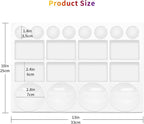 20 Well Watercolor Paint Tray Palette Pallet Acrylic Painting Mixing Plastic - Image 2