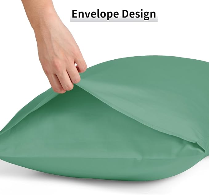Warmstar Cotton Pillow Cases Standard Size Set of 2, 600 Thread Count - Image 5