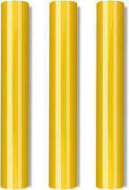 3D Puff Heat Transfer Vinyl 3 Sheets 12"x10"-Yellow Color | Puff Iron on Vinyl by Venitor