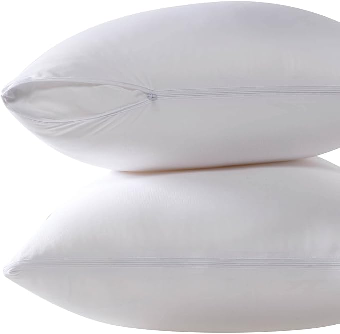 4 Pack Cooling Bamboo Viscose Feather Proof Pillow Protectors - Image 5