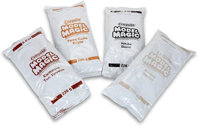 Crayola Model Magic Naturals, 4 Packs, Bulk Modeling Clay Alternative, Craft - Image 3