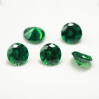 Round Colors Cubic Zirconia Loose Stones 1-12mm 5# Red Ruby Synthetic Blue 113# - Image 3