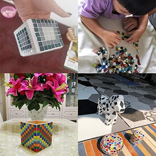 500g Mixed Color Irregular Crystal Mosaic Tiles, Tiny Mosaic Tile DIY Hobbies - Image 8