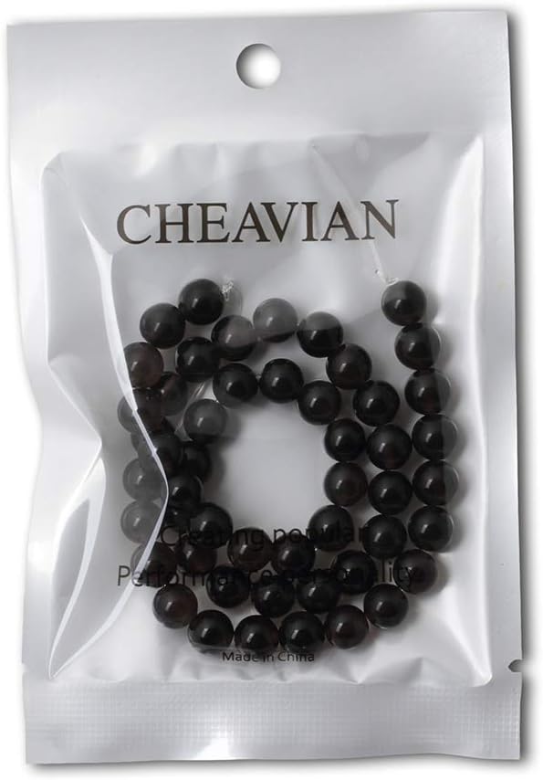 45PCS 8mm Natural Ice Obsidian Gemstone Round Loose Beads Crystal Energy Stone - Image 5