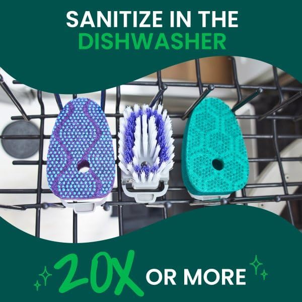 Scotch-Brite Odor Resist Soap Control Dishwand Brush, 1 Cleaning Dish Wand Brush - Image 7