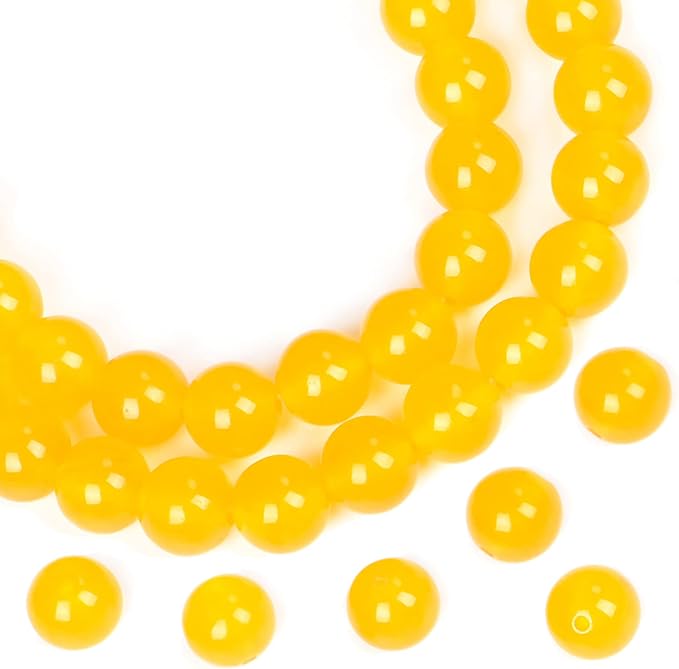 AD Beads Natural Gemstone Round Loose Beads 15" by ADBeads