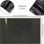 HYANG Solid Colors Transparent PVC Super Clear Holographic Vinyl 1 Roll 12" x - Image 4