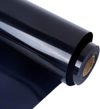 RENLITONG Black Iron on Vinyl 12Inch by 13ft Roll Heat Transfer Vinyl by RENLITONG