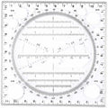2 Pcs Multifunctional Drawing Ruler, Angle and Circle Maker Drawing Geometric by Unknown