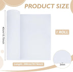 BENECREAT 78.7x15.7inch Felt Roll, 3mm Thick Nonwoven Felt Roll - Image 2