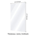 4 Pack 11x17 Clear Plexiglass Sheets - Image 2