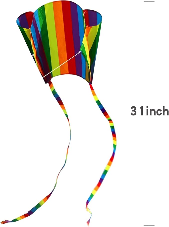 HENGDA KITE for Kids&Adults Rainbow Parafoil Kite - Image 2