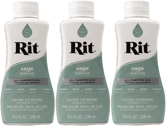 Rit Dye – 8 Oz. Liquid Fabric Dye by CraftCounty
