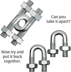 BePuzzled |U&U Hanayama Metal Brainteaser Puzzle Mensa Rated Level 4, - Image 4