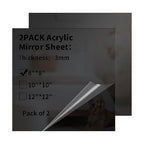 Mirror Acrylic Sheets 1/8 ” Thick by gdhwcxl