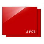 Red Acrylic Sheet 12" x 16" x 1/8" Thick, ALCCIFI 2 Pack Opaque Glossy Cast Red - Image 2
