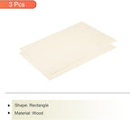 MECCANIXITY 3pcs Basswood Sheets 4 x 12 x 5/32 Inch Unfinished Wood Boards - Image 3
