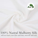 JOGJUE Silk Pillowcase for Hair and Skin 2 Pack 100% Mulberry Silk Bed - Image 3