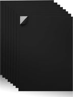 Self-Adhesive EVA Foam Sheets for Crafts – 2mm Thickness 8 Black Sheets by Unknown