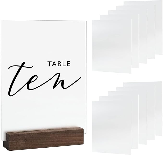 4x6 Inch Blank Frosted Acrylic Sign 1/8 Inch Thick | DIY Frosted 4"x6" Acrylic by JINMURY