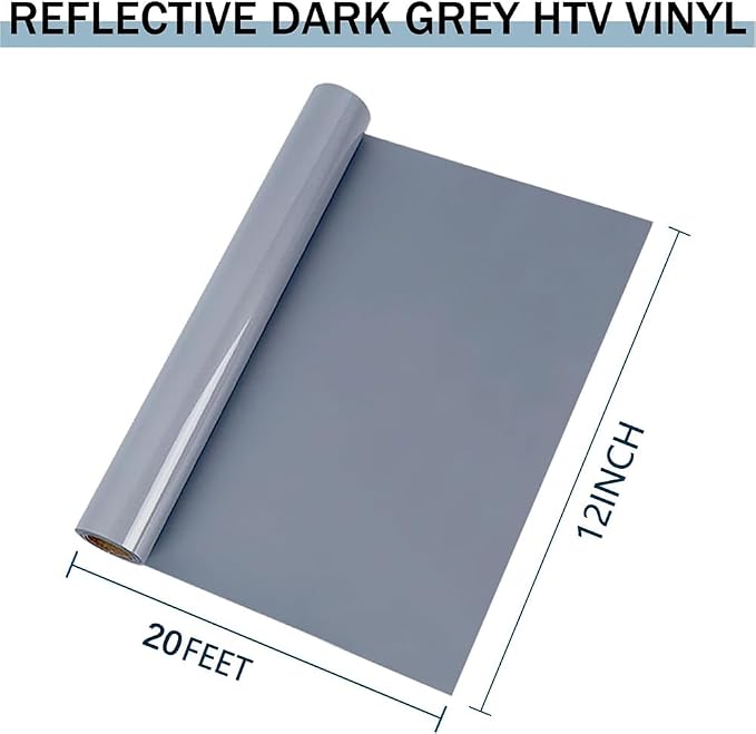 HTVVETUR Glow in The Dark HTV Heat Transfer Vinyl Roll 12 Inch by 20 Feet Iron - Image 3