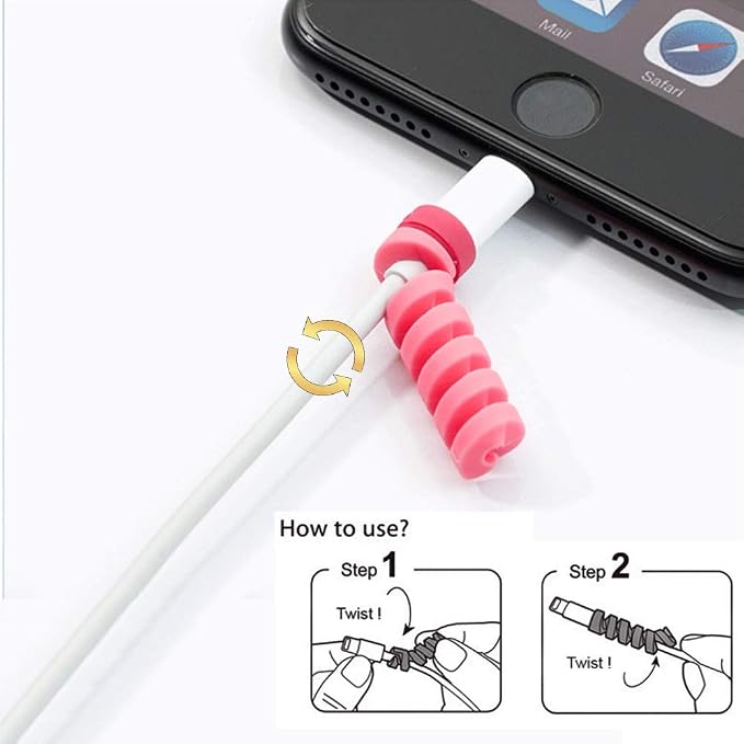 36 PCS Cable Protectors for iPhone iPad Charger End Cord Savers - Image 3
