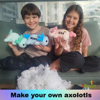 3-in-1 DIY Axolotl Plush Toys Arts and Crafts Kit - Image 2