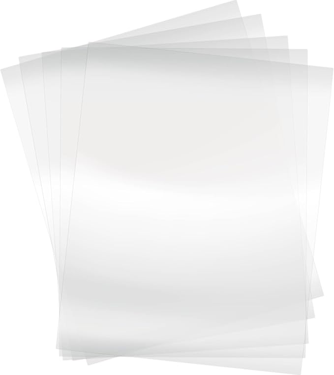 50 sheets 4 Mil Basics Heat Resistant Acetate Blank Stencil Sheet by Desecraft