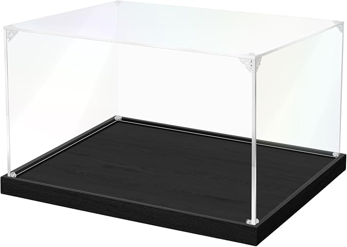 JUJOMAT Acrylic Display Case for Collectibles Clear Acrylic Display Box for by JUJOMAT