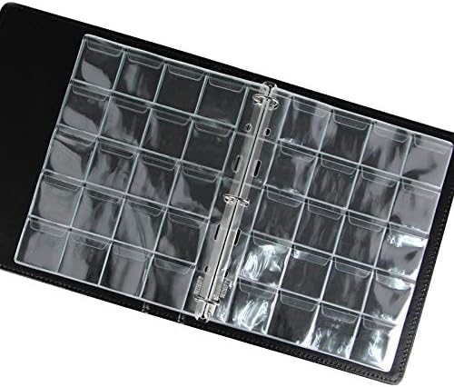 20 Pocket Coin Pages 10 Sheet Plastic Coin Holders Stamp Collector Supplies | - Image 5
