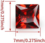 Ruby Red Cubic Zirconia Loose Beads Unset - Image 2