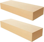 2 Pack Unfinished Basswood Carving Blocks, Christmas DIY Supplies by HOME