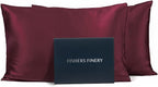 Fishers Finery 25mm 100% Pure Mulberry Silk Pillowcase by FishersFinery