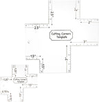 INFUNLY 2pcs Box Corner Template - Image 5