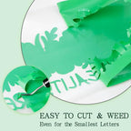 guangyintong Fruit Green Heat Transfer Vinyl HTV Rolls, 2 Rolls 12" x 12ft - Image 4