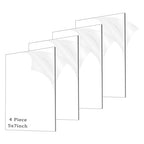 4 Pieces 1/8" Thick Acrylic Sheets, Photo Frames by ADTDA