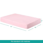 Biloban Crib Sheets Girl Fitted, 2 Pack Crib Sheet Fits - Image 4