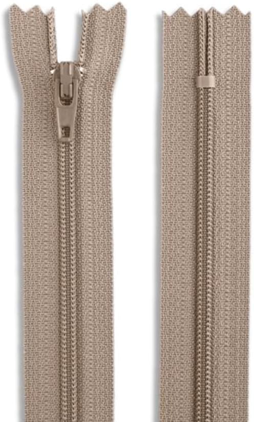 9" #3 Nylon Coil Non-Separating Zipper - Image 2