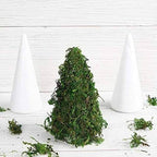 SOUJOY 32 Pack White Foam Shape, 8 Shapes Craft Foam Ball, Kid DIY Art Foam Cone - Image 7