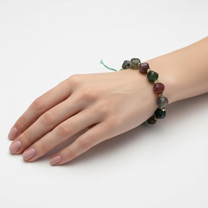 42pcs Natural Indian Agate Stone Beads - Image 5
