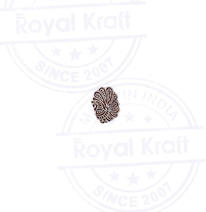 Royal Kraft Wooden Stamps DIY Fabric, Henna Printing Blocks THDtag011 - Image 2