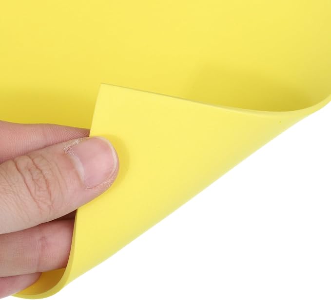 MECCANIXITY EVA Foam Sheets Bright Yellow 35.4 Inch x 19.7 Inch 2mm Thick - Image 6